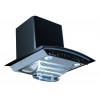 Bright Auto BK 60 cm 1100 m³/HR Suction, Autoclean ,Curved Glass Kitchen Chimney With LED Lamp, Conical Filters (Black)