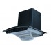 Bright Auto BK 60 cm 1150 m³/HR Suction, Autoclean ,Curved Glass Kitchen Chimney With LED Lamp, Conical Filters (Black)