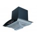 Bright Push 60 cm 1150 m³/HR Curved Glass Kitchen Chimney With LED Lamp & Digital Display, Conical Filters (Black)