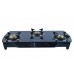 Hindblaze Curvy 3B Bk, Heavy Bass Burner, Spill Tray With Pen Support Stainless Steel, Glass Manual Gas Stove 