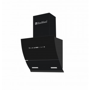 Elixir Auto 60cm, 1400 m3/hr Suction, 3G Heat Auto Clean, Hand Sensor, Filterless Wall Mounted Vertical Shape Kitchen Chimney With Touch Control (Black)