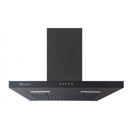 Indus Push 60 cm 1100 m3/hr Push Button, Baffle Filter, T Shape Wall Mounted Kitchen Chimney