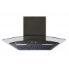Prima Push 60 Cm 1100 M3/Hr Push Button, Baffle Filter, Curved Glass Wall Mounted Kitchen Chimney