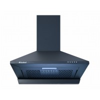 Spirit F/L 60 cm 1100 m3/h Suction, Filterless, Oil Collector Pyramid Wall Mounted Kitchen Chimney With Push Button Control (Black)